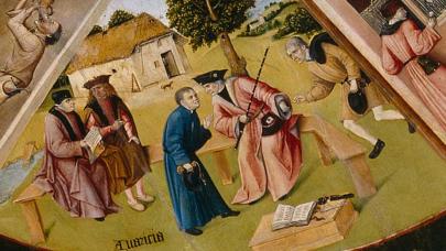 La Avaricia: Saturno Escena de Avaricia de El Bosco