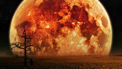 La Luna Llena de Aries con Eclipse y Cruz Cósmica La Luna Llena de Aries con Eclipse y Cruz Cósmica