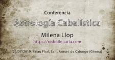 Conferencia de Astrocábala en Sant Antoni de Calonge el 20-07-2019